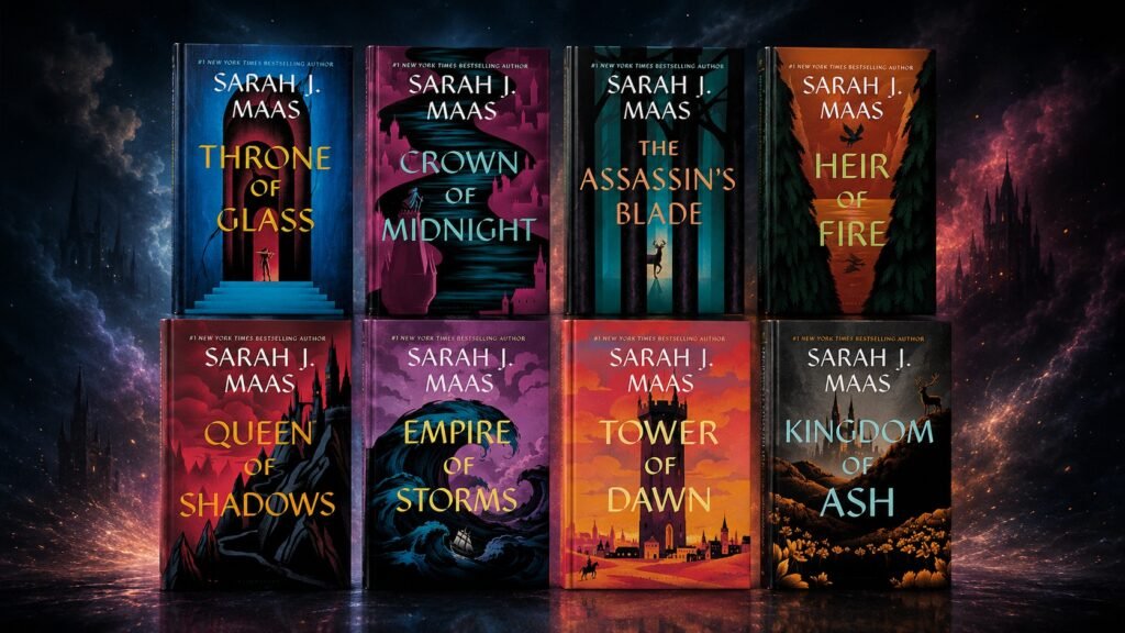 Livros de Sarah J. Maas, saga Trono de Vidro