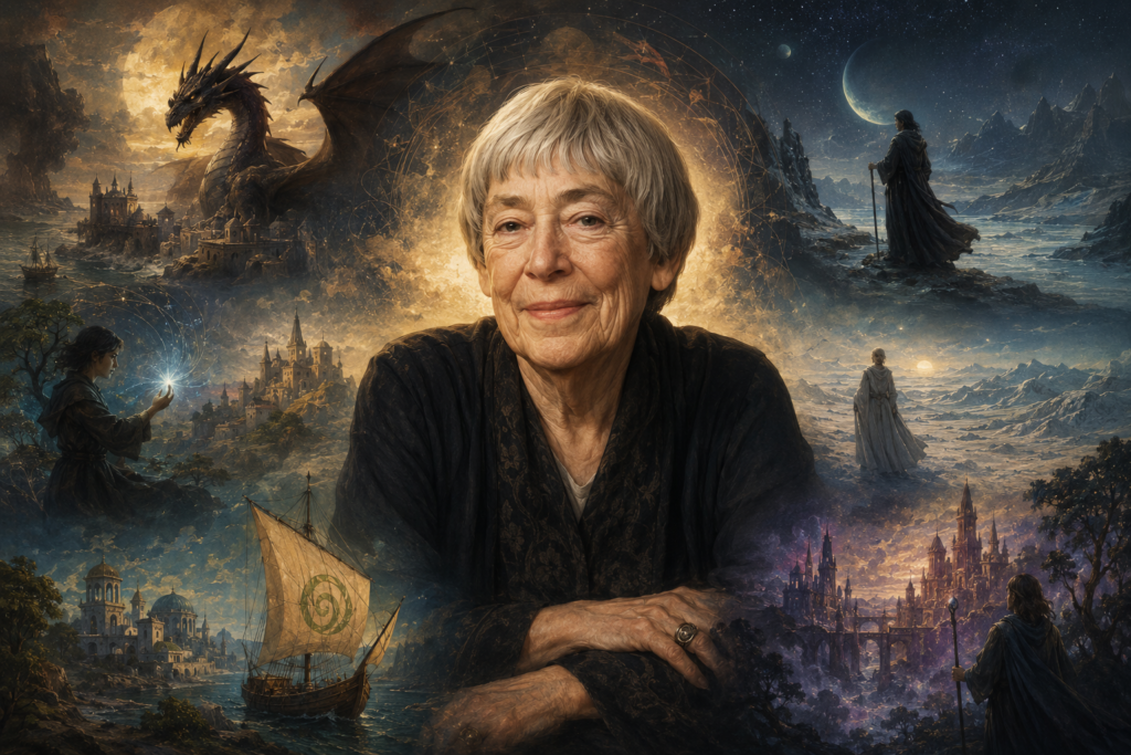 Retrato da Guardiã dos Mundos Fantásticos