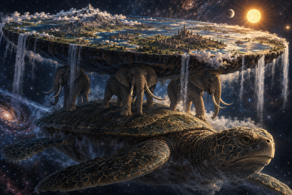 Discworld em arte destacada para o Arquivo do Fantástico