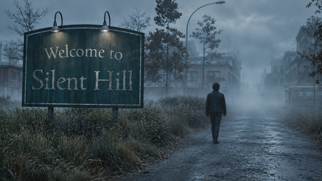 Silent Hill envolta por névoa em arte destacada para o Arquivo do Fantástico